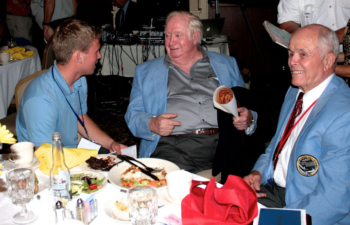 Air Force Academy Cadet Eric Wallace with Joe Kittinger and Lew Sanborn. Photo by Howard White