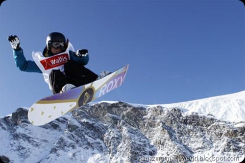 Women's Snowboard Half-Pipe FIS World Cup 2009001