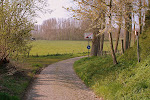de Meersstraat richting Scheldemeersen