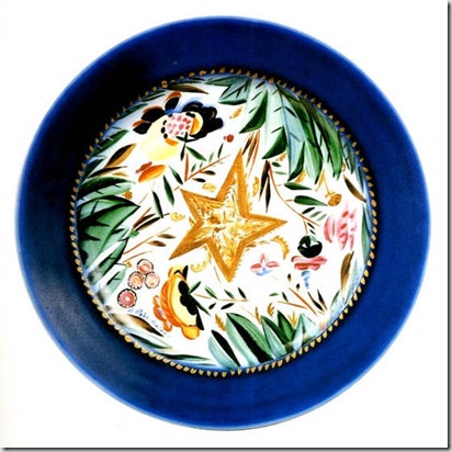 A Plate with a Five-Pointed Golden Star. 1920.
