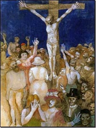 Crocifissione (1970) di Franco Gentilini Crocifissione (1970) di Franco Gentilini