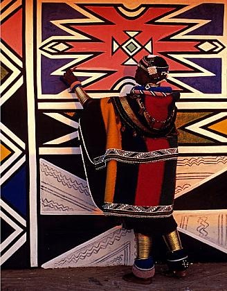 [Ndebele House Painting, South Africa, 1996 by Carol Beckwith and Angela Fisher[4].jpg]