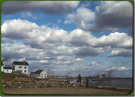 Connecticut town on the sea. Stonington, Connecticut, November 1940. Reproduction from color slide. Photo by Jack Delano. Prints and Photographs Division, Library of Congress Connecticut town on the sea. Stonington, Connecticut, November 1940. Reproduction from color slide. Photo by Jack Delano. Prints and Photographs Division, Library of Congress
