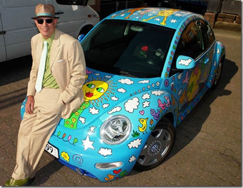 James Rizzi w/ Rizzi Beetle, 2006 James Rizzi w/ Rizzi Beetle, 2006