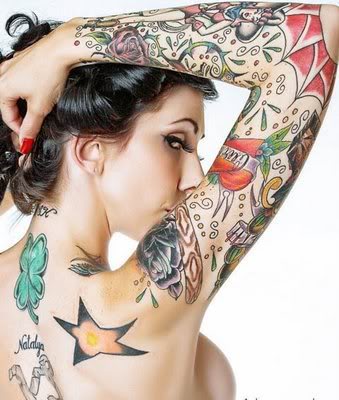 pink tattoo: All Star Tattoo