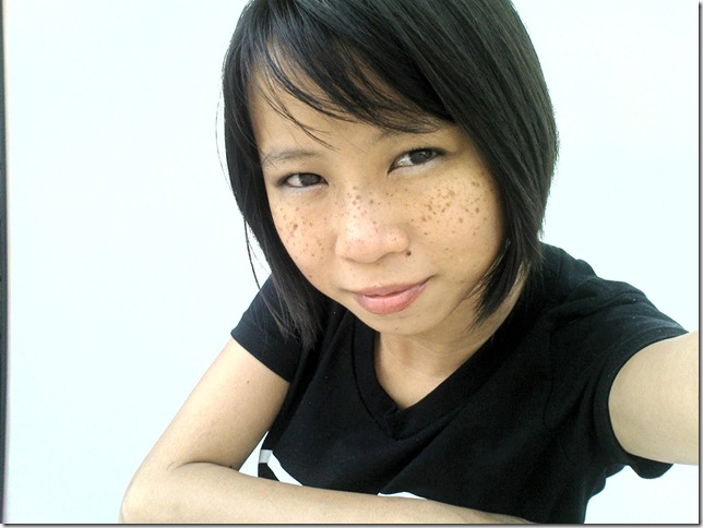 black haired me