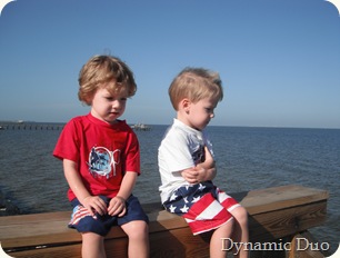 boys on the pier