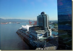 Fairmont Pacific Rim - Vancouver - Harbour View - Canada Place from room