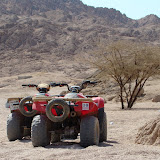 Moto-safari in desert