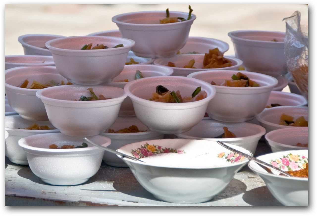 Plates of food