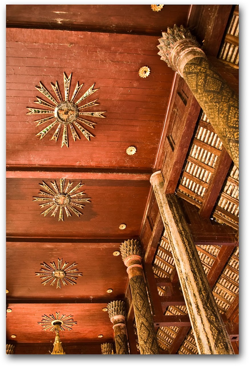 Ceiling at Wat Phra That Lampang Luang