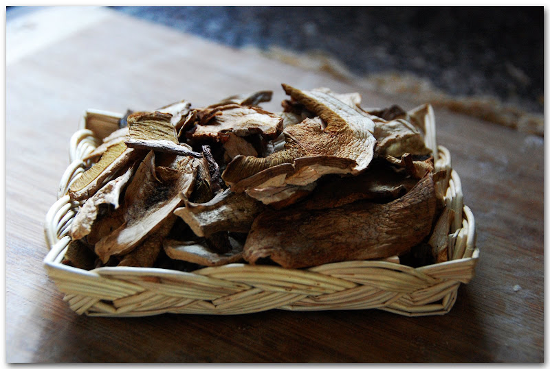 Dried porcini mushrooms