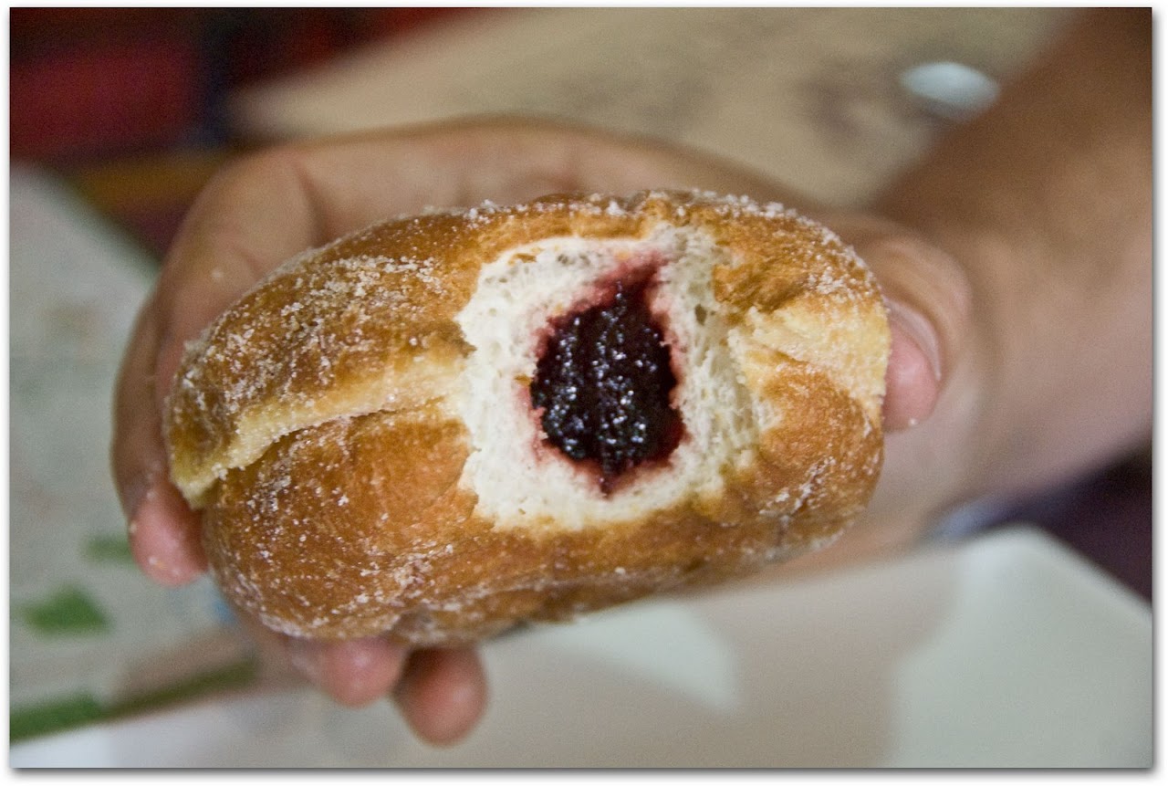 Jam doughnut Litchfield Bakery