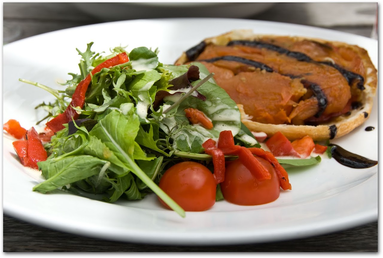 Tomato tart at Allan Scott