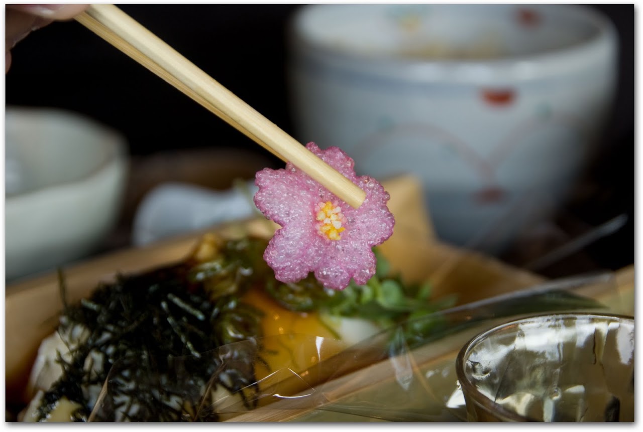 Hibiscus flower tempura