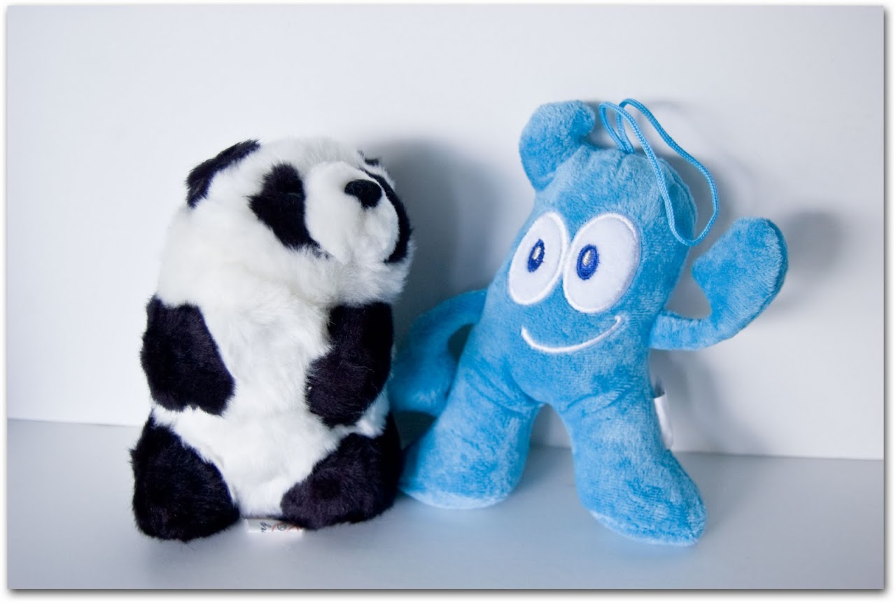 Expo toy and panda