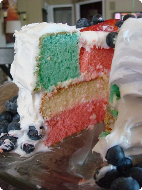 american flag cake