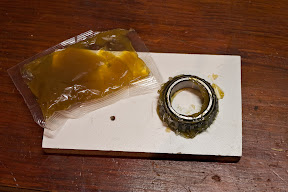Greasy bearing - but you need to squeeze even more in