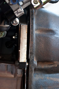 Gap between engine and bellhousing