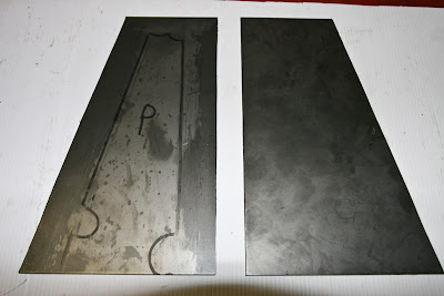Plates cut out Plates cut out