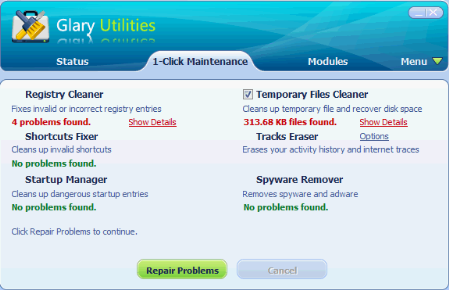 Glary Utilities Free Windows Maintenance Solution