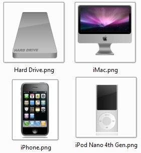Apple Icon Pack x4 