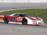 #40P Charlie Gallant at Sunset Speedway, July 4, 2009