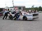 Team 7 worked hard on their Outlaw car