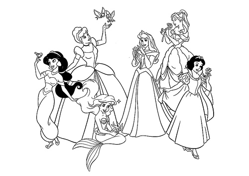 hadas de disney para colorear e imprimir