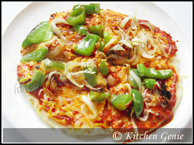 Vegetable Pizza Recipe Paneer Vegetable Pizza 