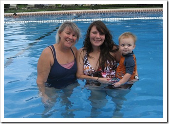 Ms. Beth, Paige (her daugher) and Reid - Aug 2010