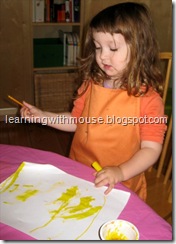 Open-Ended Yellow Paint #1
