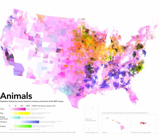 アメリカの食料生産事情グラフィックス(AGRICULTURE)
