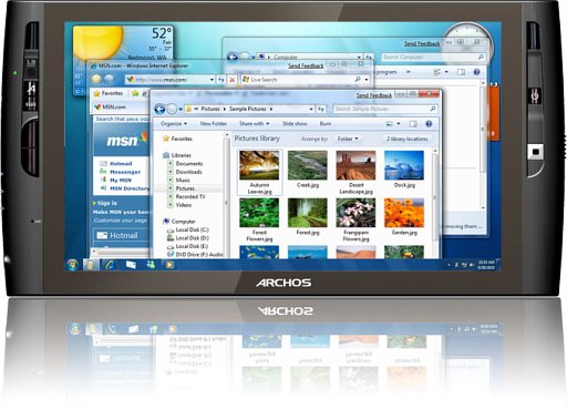 windows7 tablet持つかiPhone3Gs持つか[ ARCHOS 9PCtablet ]
