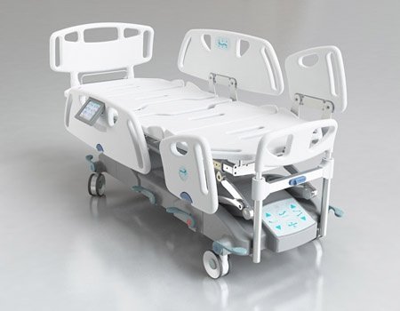 車イスにもなる医療用ベッド(Intensive Care Unit bed)