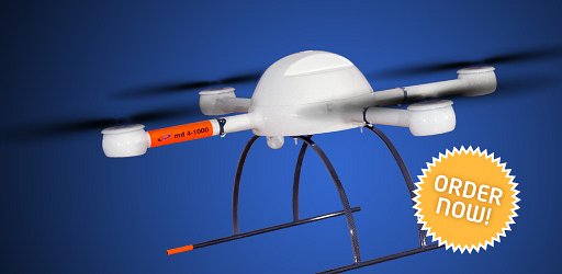 空からGoogleが見ている(Microdrones has delivered to Google)