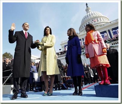 Obama Inauguration Family