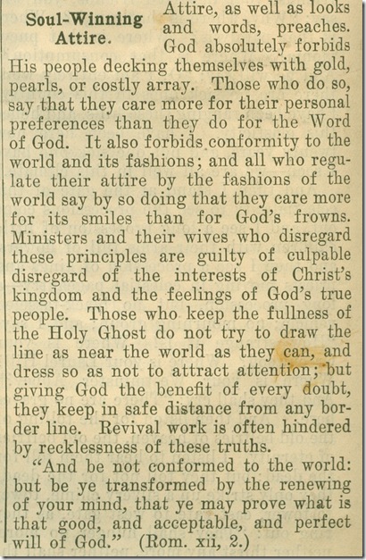 God's Revivalist July 4 1901 Attire