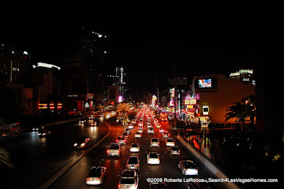Las Vegas Strip Dark Earth Hour 2009