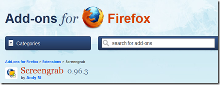 Screengrab : Add-ons Firefox untuk capturing image Screengrab : Add-ons Firefox untuk capturing image