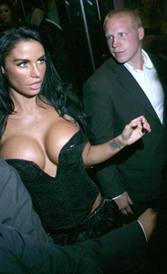 A Drunk Katie Price Leaving The Panacea Nightclub (USA AND OZ ONLY)