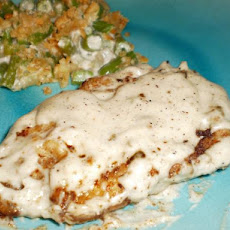 Chicken Fried Steak With  Peppered Cream Gravy