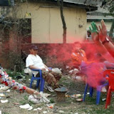 Rekha Playing Holi
