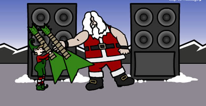 papa noel rock