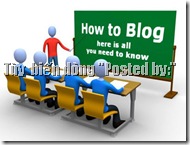 How to blog