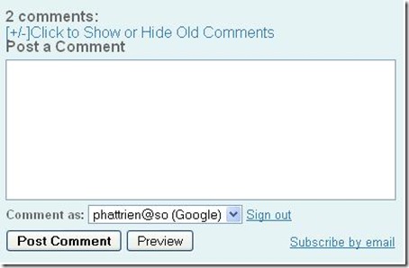 Auto Hide Comment