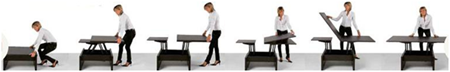Table basse relevable Table basse relevable