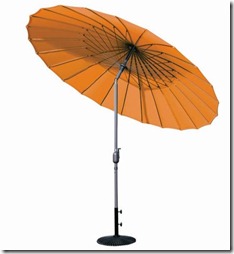 Parasol Shanghai orange Parasol de jardin