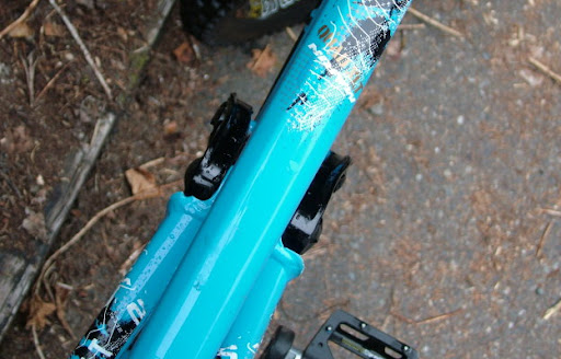 Top view of the linkage