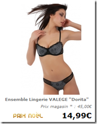 promotion boncoup lingerie Feminine ensemble sexy gris